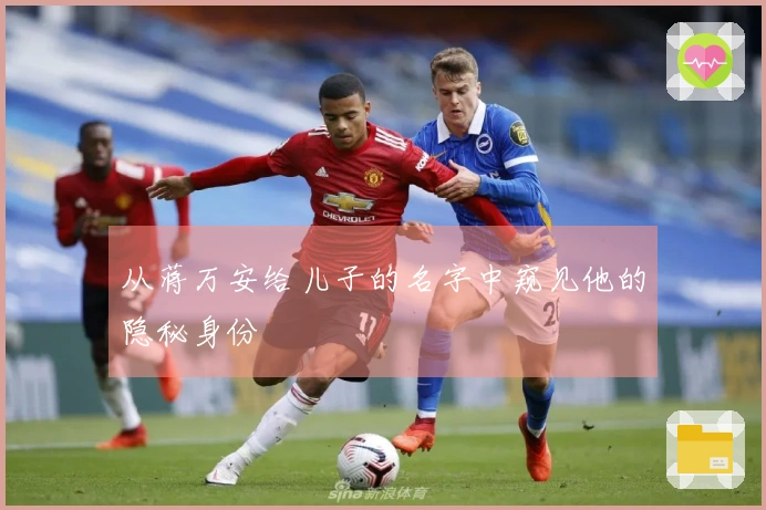 从蒋万安给儿子的名字中窥见他的隐秘身份